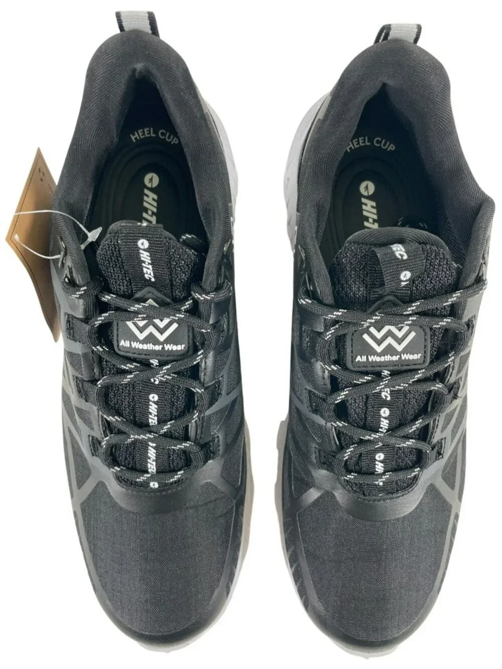 Hi-Tec AWW Mauna Hiker WP Black/White Waterproof Hiking Shoes Women's Sz 10 NEW